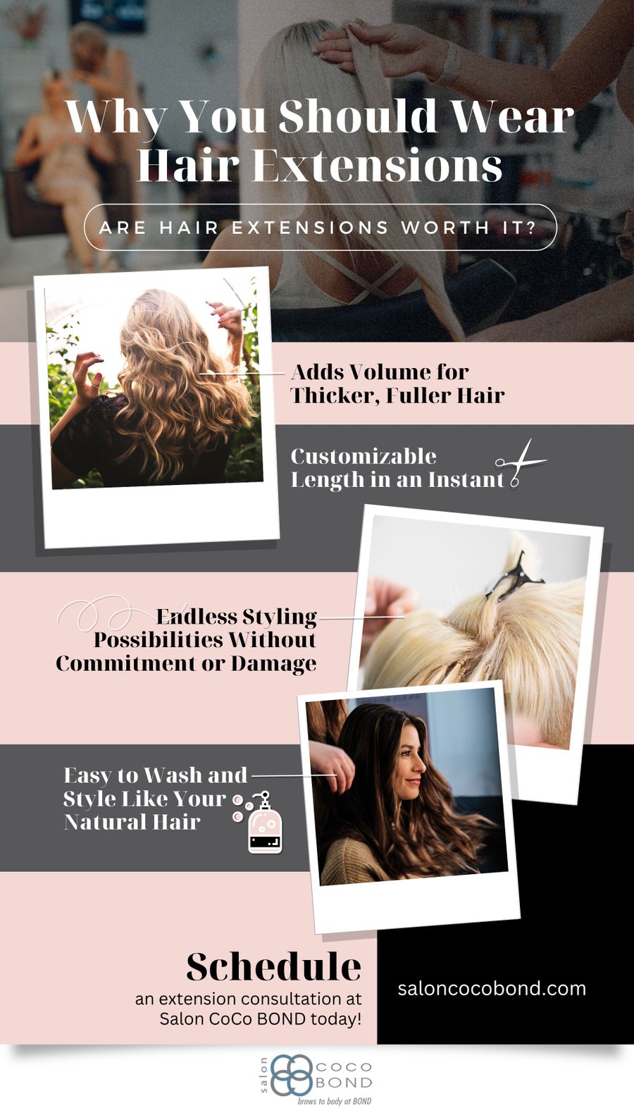 4 Benefits of Wearing Hair Extensions Salon Coco Bond
